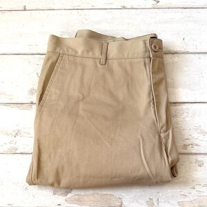 Basic Editions 36x32 Men's Khaki Chinos Slacks Business Work Pants Tan Brown
